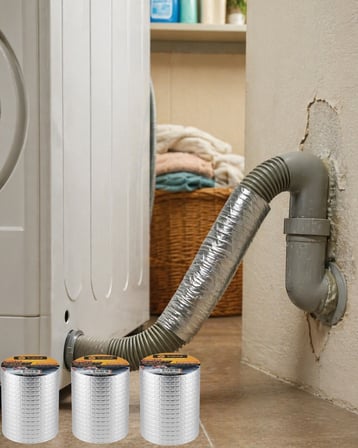 3 Lü Set Güçlü Yapışkanlı Su Yalıtım Bandı 72 MM 2 Metre - Lisinya