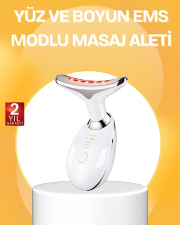 7 Renk LED Işık Terapili Cilt Bakım Cihazı USB Şarjlı - Lisinya