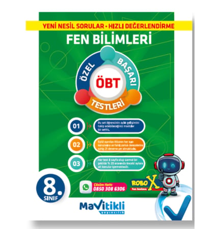 8.SINIF FEN BİLİMLERİ ÖZEL BAŞARI TESTLERİ