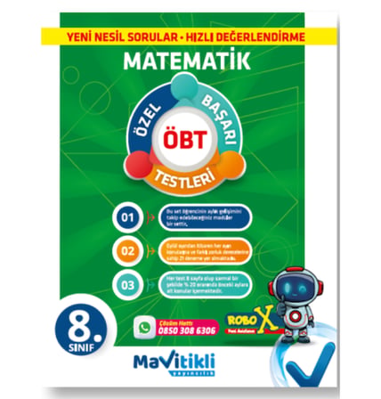 8.SINIF MATEMATİK ÖZEL BAŞARI TESTLERİ