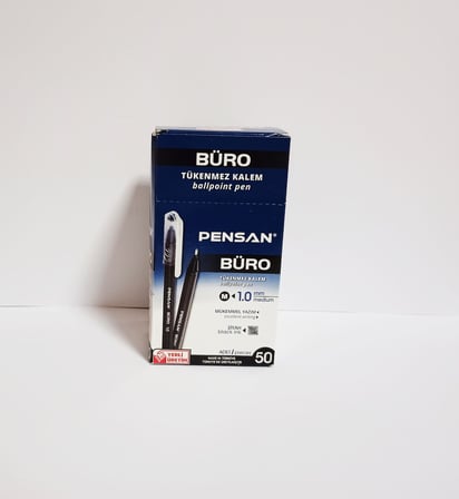 Tükenmez Kalem Pensan 2270 1mm Siyah 50`li