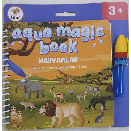 Aqua Magic Book Hayvanlar (sihirli Boyama Kitabı)