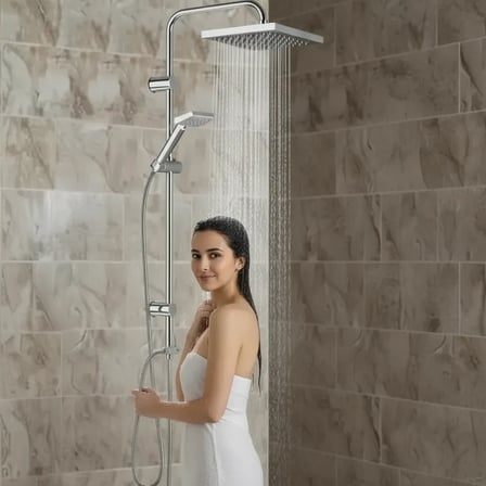 Irmak Premium Robot Yağmurlama Tepe Duş Sistemi – Modern Banyo Batarya Seti ( Lisinya )