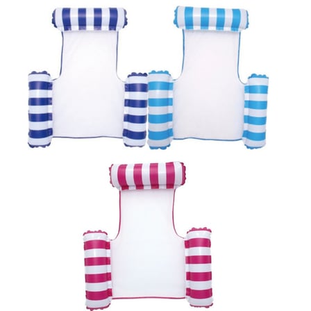 Fileli 3 Yastıklı Premium Deniz Havuz Hamağı 120x122 cm  - 2410107 (Lisinya)