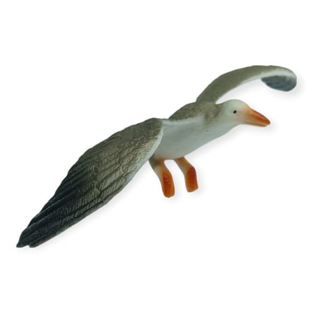 Hayvan Figürleri - Kuşlar -18 cm Gümüş Martı (Lisinya)