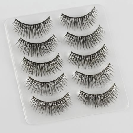 4 Parça Kirpik Seti Takma Kirpik Takımı 5li Kirpik Set Kirpik Kıvırıcı Kirpik Yapıştırıcı Rimel Mask