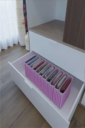 11 Bölmeli Dolap ve Çekmece Içi Düzenleyici Akordiyon Organizer M-00500 (1 Adet) ( Lisinya )