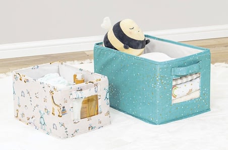 Baby 2'li Pencereli Düzenleyici Çok Amaçlı Organizer Kutu (yeşil) ( Lisinya )