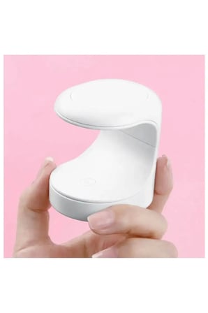 Mini Uv Led Işık Oje Tırnak Kurutucu Tasarımlı Express Protez Tırnak Kiti Kurutma Cilası ( Lisinya )