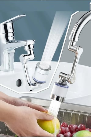 1080 ° Derece Dönebilen Filtreli Lavabo Musluk Başlığı ( Lisinya )