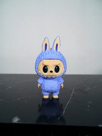 Labubu Figür Anahtarlık Lila 13 cm Kaliteli - Lisinya