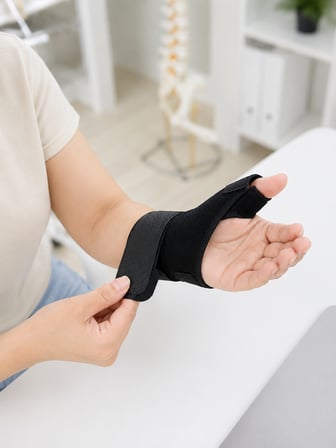 Başparmak Destekli El Bilek Ateli Metal Destekli Ayarlanabilir Bileklik De Quervain - Lisinya