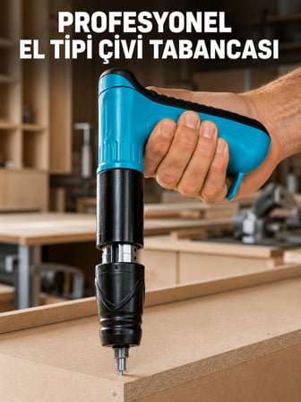 Profesyonel Manuel El Tipi Çivi Tabancası Ahşap Döşeme Montaj Aleti - Lisinya