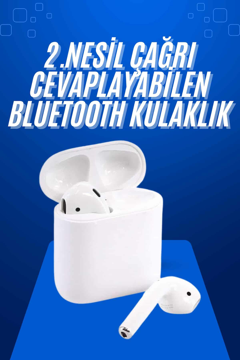 2025 Model Çağrı Cevaplayabilen Bluetooth Kulaklık Beyaz Dokunmatik Kontrol - Lisinya