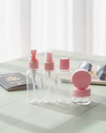 Seyahat İçin 5’li Kozmetik Dolum Seti 30 ml - Lisinya