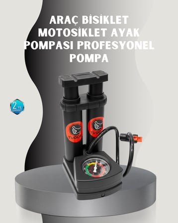 Ayak Basmalı Hava Pompası Şişme Ürünler ve Lastikler İçin - Lisinya