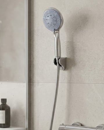 Çok Fonksiyonlu 4 Kademeli El Duşu Seti Spiral Hortumlu Banyo Duş Başlığı - Lisinya