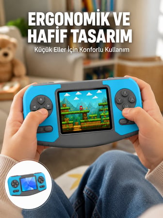 Taşınabilir El Oyun Konsolu Çocuk Gelişimine Uygun Oyun Cihazı - Lisinya