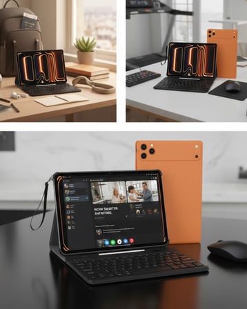 Tablet PC Klavyeli Set Geniş Ekran Yüksek Depolama ve Android Sistem - Lisinya