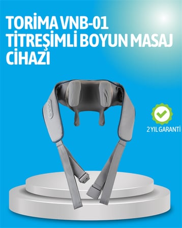 VNB-01 Titreşimli Boyun Masaj Aleti Gri Renk - Lisinya