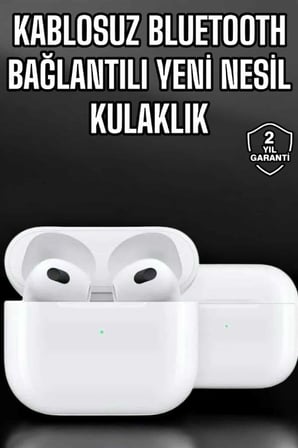 Bluetooth Kulaklık 3.Nesil Kablosuz Uzun Pil Ömrü Dokunmatik Kontrol Yeni Nesil - Lisinya