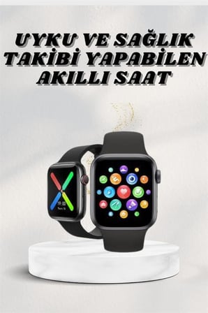 Akıllı Saat Wireless Şarj Yüksek Çözünürlüklü Müzik Dinleme Sesli Cevaplama Yeni Nesil - Lisinya