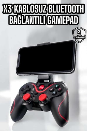 X3 Gamepad Oyun Kolu Bluetooth Bağlantılı Gamestick Android Uyumlu - Lisinya