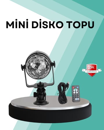 Uzaktan Kumandalı RGB Disko Projektör Işığı - Lisinya