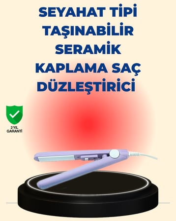 2’si 1 Arada Saç Düzleştirici ve Bukle Maşası – Düz ve Kıvırcık Saçlara Uygun Çok Yönlü Kullanım - L
