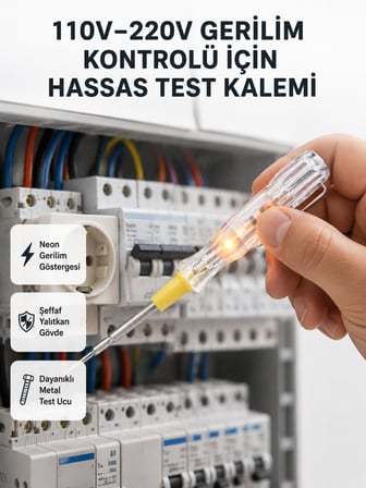 Profesyonel Neon Test Kalemi - Lisinya
