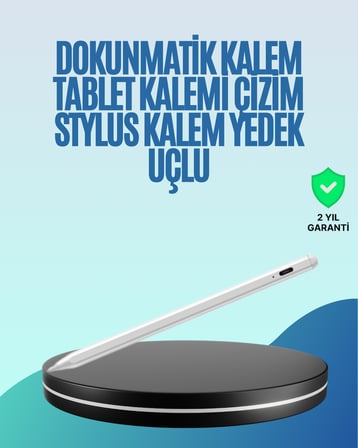 Eğim Sensörlü 1,0 mm Uçlu Dijital Kalem – Uzun Pil Ömrü ve Kolay Kullanım - Lisinya