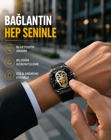 Uzun Pil Ömürlü Akıllı Saat Günlük ve Spor Kullanım - Lisinya