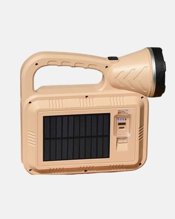 Solar Alev Işığı COB Teknolojili Taşınabilir El Feneri ve Kamp Lambası - Lisinya
