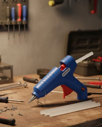 Hobi ve Tamir İçin 80 W Silikon Tabancası 11 mm Uyumlu 5 Silikon Hediyeli - Lisinya