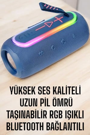 Kablosuz Bluetooth Hoparlör Uzun Pil Ömrü Taşınabilir - Lisinya