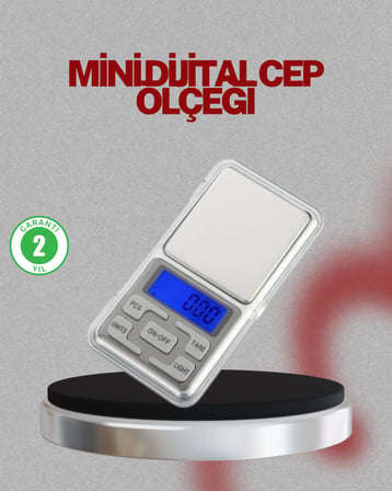 Mavi Işıklı LCD Ekranlı Hassas Tartı Terazisi - Lisinya