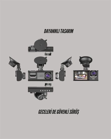 TA-01 LCD Ekranlı Gece Görüşlü Araç Kamerası - Lisinya