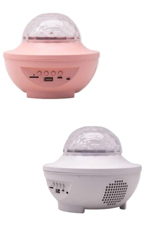 Dönen Işıklı Disko Topu Projektör Müzik Çalarlı Disco Speaker - Lisinya