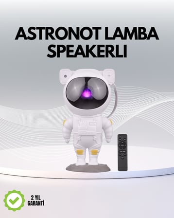 USB Güç Bağlantılı Çok Fonksiyonlu Astronot Gece Lambası - Lisinya