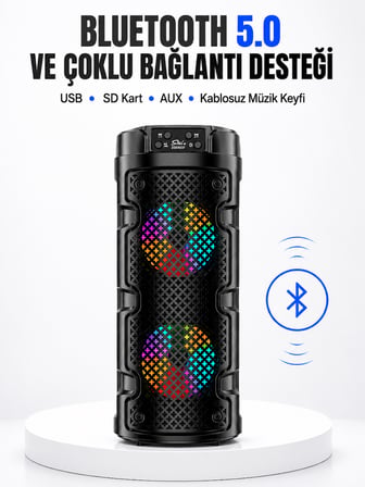 Kompakt ve Şık Tasarımlı Taşınabilir Hoparlör Yeni Nesil - Lisinya
