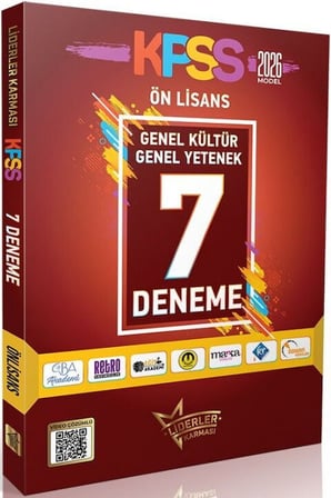 Liderler Karması 2026 KPSS Genel Kültür Genel Yetenek Ön Lisans 7 Deneme Liderler Karması 2026 KPSS 