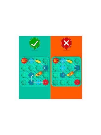 Kutulu Steam 4 Seviyeli Puzzle Labirent Araba Zeka Oyunu