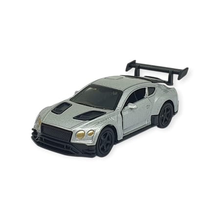 Çek Bırak Metal Küçük Arabalar 8 cm - 6411A-16 - Gümüş (Lisinya)
