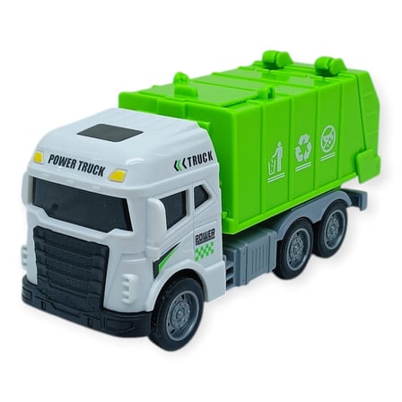 Temizlik Araçları Serisi - Sürtmeli Kamyon 12 cm  - 3626 (Lisinya)