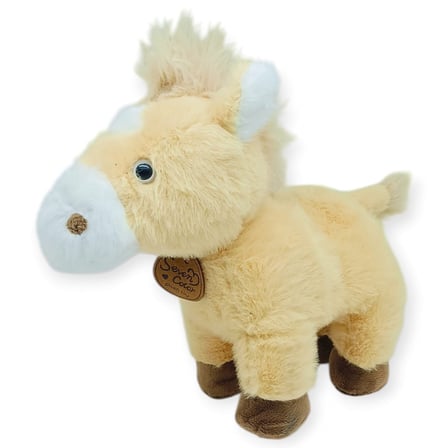Peluş Hayvanlar Sesli 30 cm At - Açık Kahverengi (Lisinya)