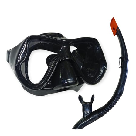 Star Diving Dalış Maskesi ve Snorkel Yetişkin - 51715-SİYAH (Lisinya)