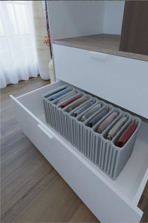 11 Bölmeli Dolap ve Çekmece Içi Düzenleyici Akordiyon Organizer M-00500 (1 Adet) ( Lisinya )