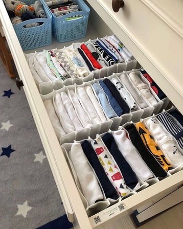 11 Bölmeli Dolap ve Çekmece Içi Düzenleyici Akordiyon Organizer M-00500 (1 Adet) ( Lisinya )