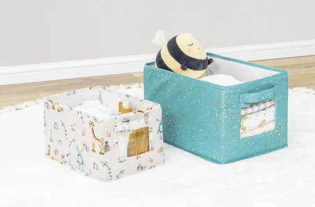 Baby 2'li Pencereli Düzenleyici Çok Amaçlı Organizer Kutu (yeşil) ( Lisinya )