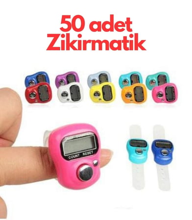 Yüzük Zikir Matik ( 50 Adet ) ( Lisinya )